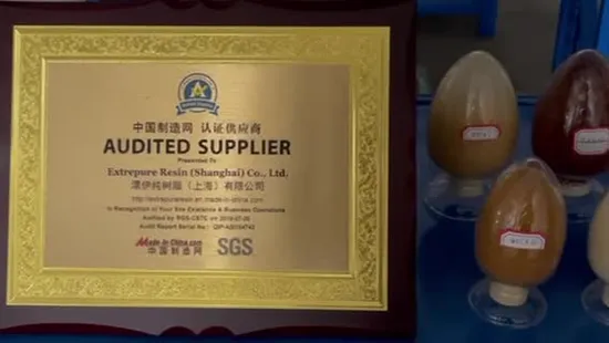 Makroporöse, stark saure Harz-Wasseraufbereitungsmedien