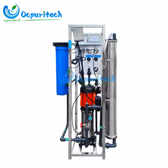 Industrielle RO-Anlage 500lph Wasseraufbereitungsmaschine Umkehrosmosesystem