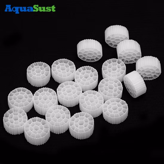 Hochwertige K1 K3 K5 Mbbr Biofiltermedien für Kläranlagen