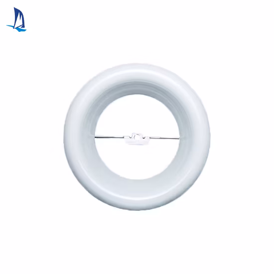 Werksseitiger runder Luftverteiler aus verzinktem Stahl mit weißer Scheibe